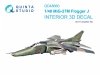 Quinta Studio QD48660 MiG-27M Flogger-J 3D-Printed & coloured Interior on decal paper (Trumpeter) 1/48